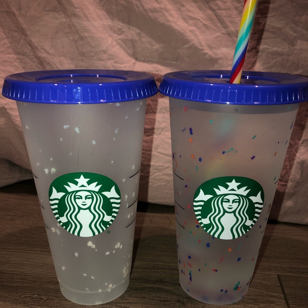 🎉 STARBUCKS CONFETTI TUMBLER 🎉 - Picture 3 of 10